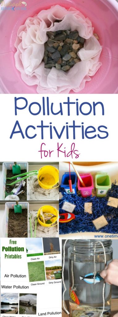 25+ Pollution Activities and Environmental Activities that you can use to teach kids about pollution and how they can help keep Earth clean and our animals protected. Pollution Activities for Kids, Plus, recycling activities for kids and Perfect Earth Day Crafts and Activities 