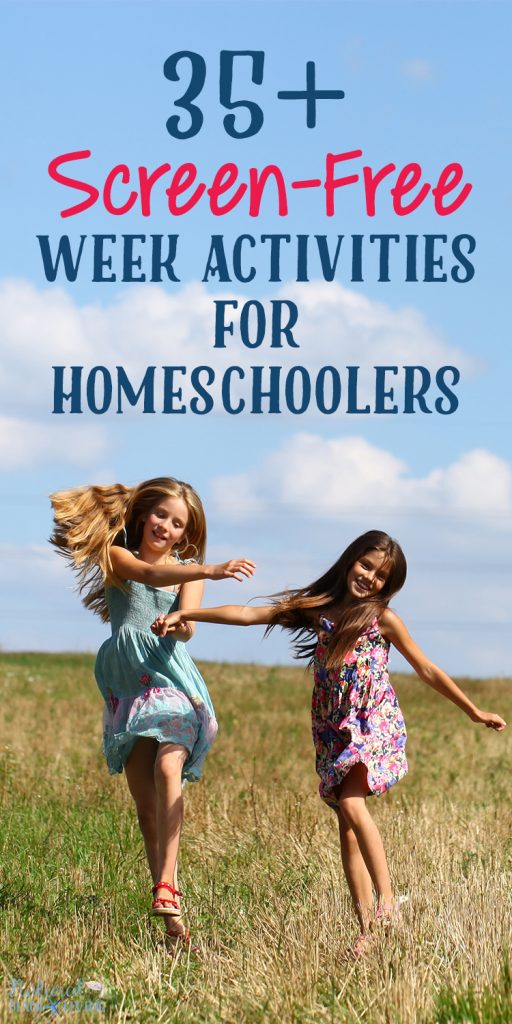 40+ Screen-Free Week Activities for Kids, Screen-Free Week Activities for Homeschoolers, You'll find Awesome Crafts, DIY ideas, Educational ideas and indoor and outdoor activities for kids to use without the screen. Screen free activities for tweens, Screen free week 2018, Indoor Activities, Homeschool Activities