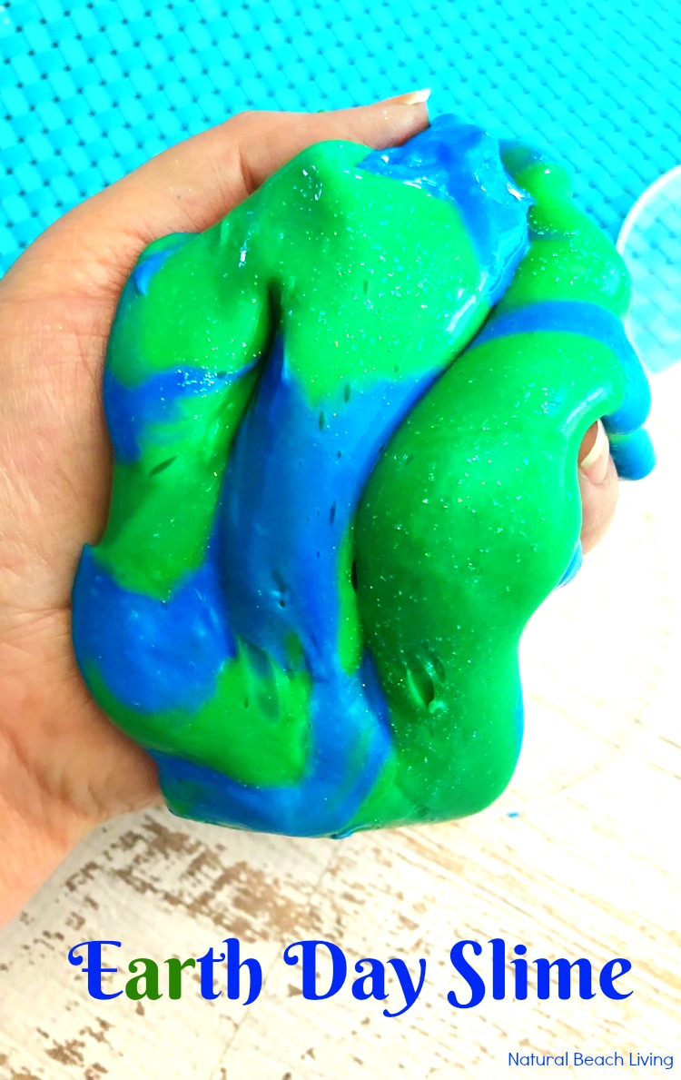 How to Make Earth Day Slime Recipe with Borax – Earth Day Science