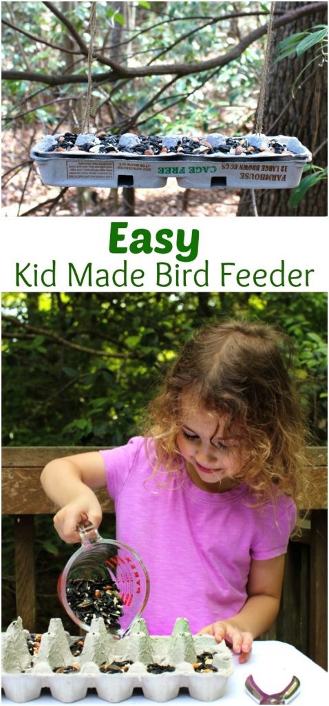 Kid Made Bird Feeder Out Of Recycled Materials Natural Beach Living