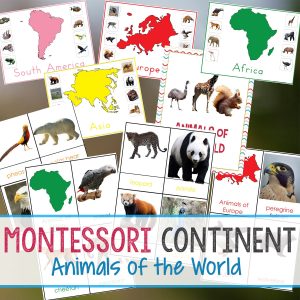 Animals And Continents Printables Natural Beach Living