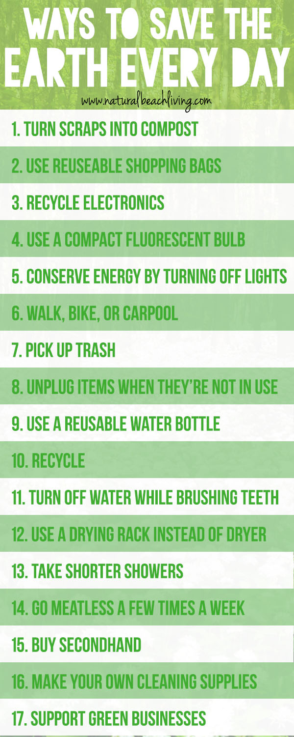 10 Easy Ways To Save The Planet Save Earth Save Plane