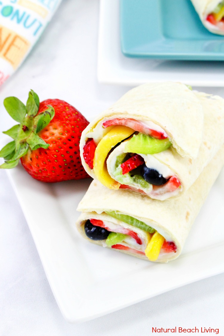 Healthy Fruit Wrap Recipe – Perfect Summer Snack or Lunch Recipe