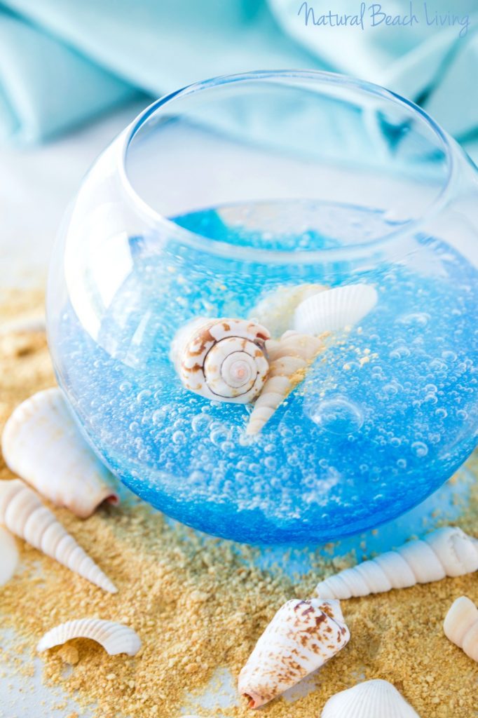Ocean Slime With The Best Clear Slime Recipe, Whether you are looking for a fun summer activity, a cool centerpiece for an ocean theme party, a slime party favor or a super cool slime gift idea this Ocean Slime is perfect! Clear Ocean Slime, Under the Sea Slime Recipe, How to Make Clear Slime, slime recipes, Slime Supplies, Slime Gift Ideas