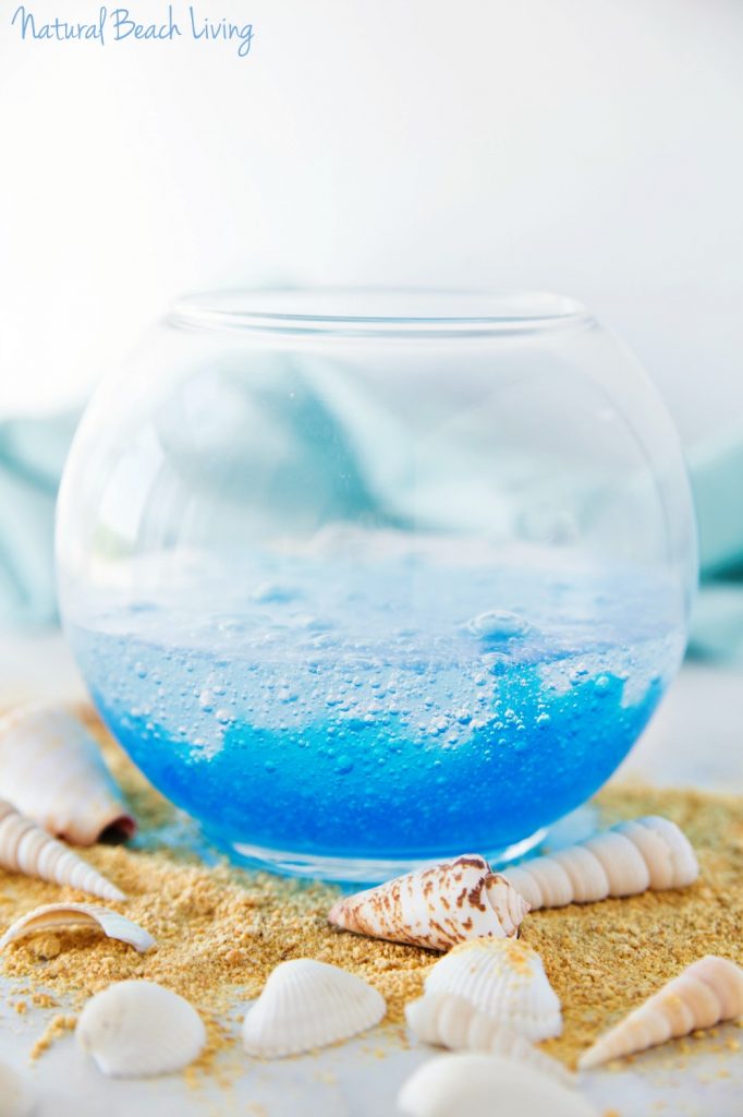 Ocean Slime With The Best Clear Slime Recipe, Whether you are looking for a fun summer activity, a cool centerpiece for an ocean theme party, a slime party favor or a super cool slime gift idea this Ocean Slime is perfect! Clear Ocean Slime, Under the Sea Slime Recipe, How to Make Clear Slime, slime recipes, Slime Supplies, Slime Gift Ideas