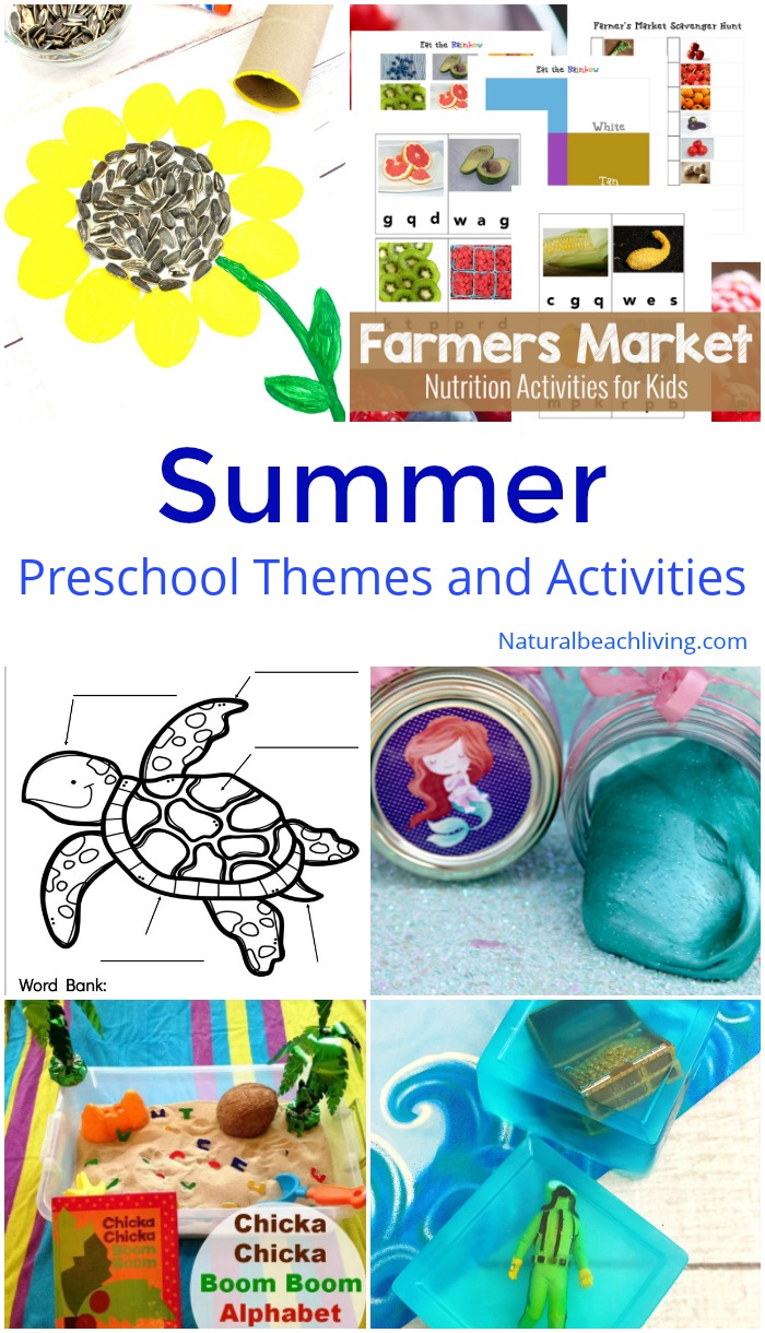 August Preschool Themes with Lesson Plans and Activities