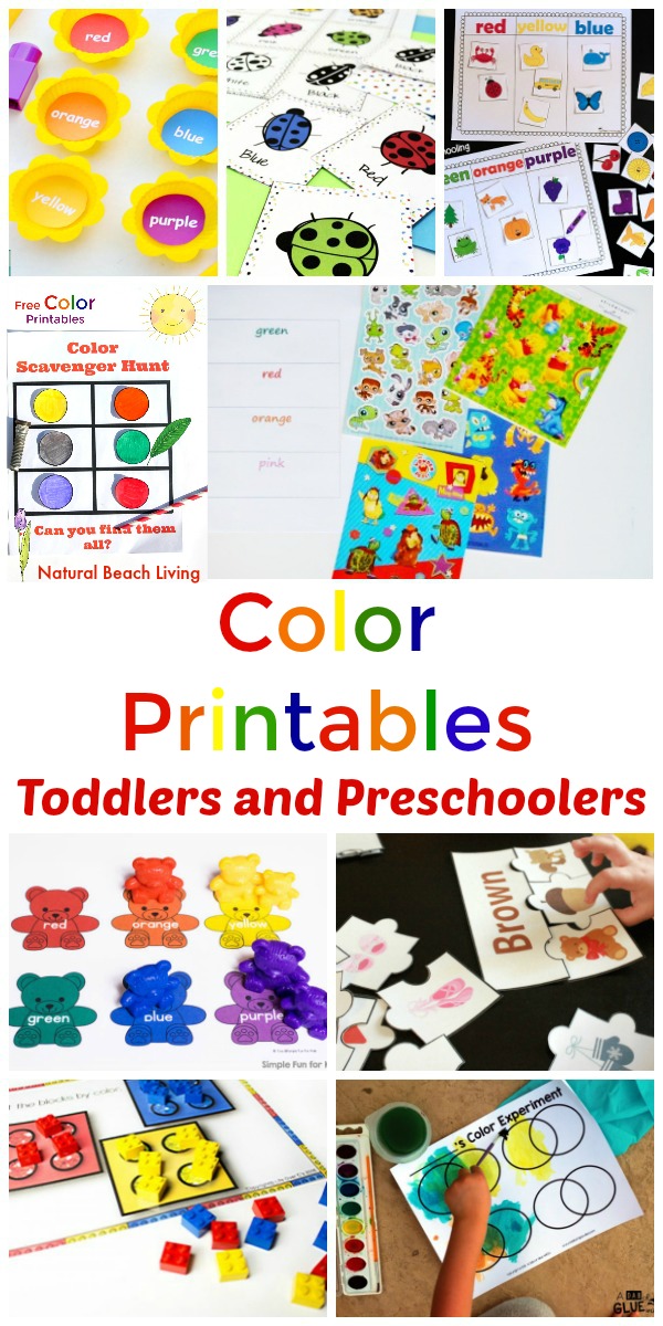25+ Preschool Color Activities Printables – Learning Colors Printables