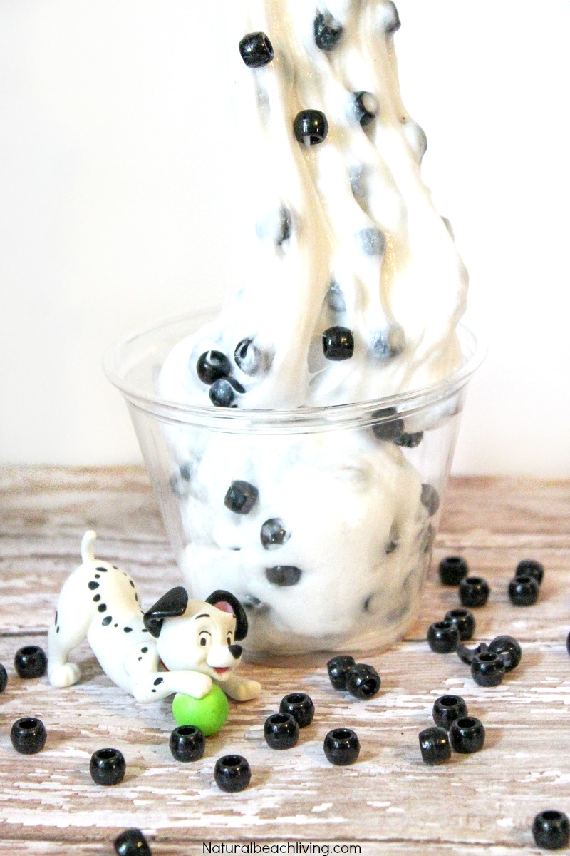 Slime Recipe with Contact Solution – 101 Dalmatians Preschool Activities