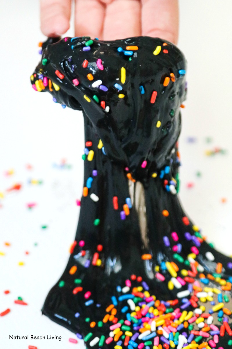 How to Make Black Slime – Birthday Party Jiggly Slime Recipe