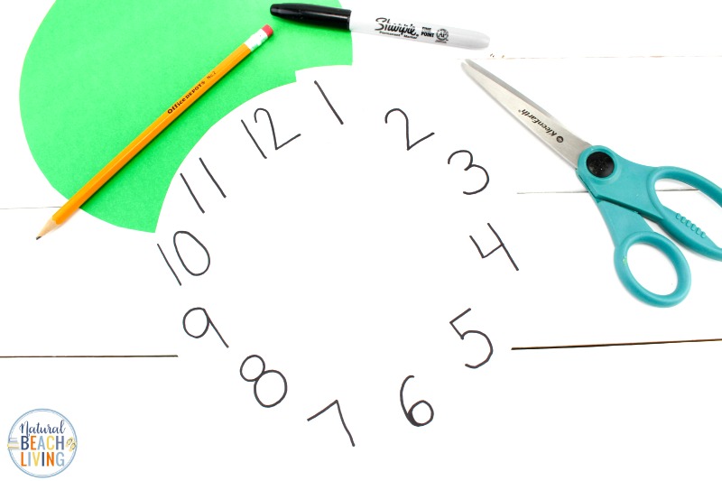 How to Teach Telling Time DIY Paper Clock Activity, Use this learning clock to help teach your kids to tell time. It perfect for easy hands on Teaching Time Activities, Telling Time Activities and Fun Ways to Teach Time