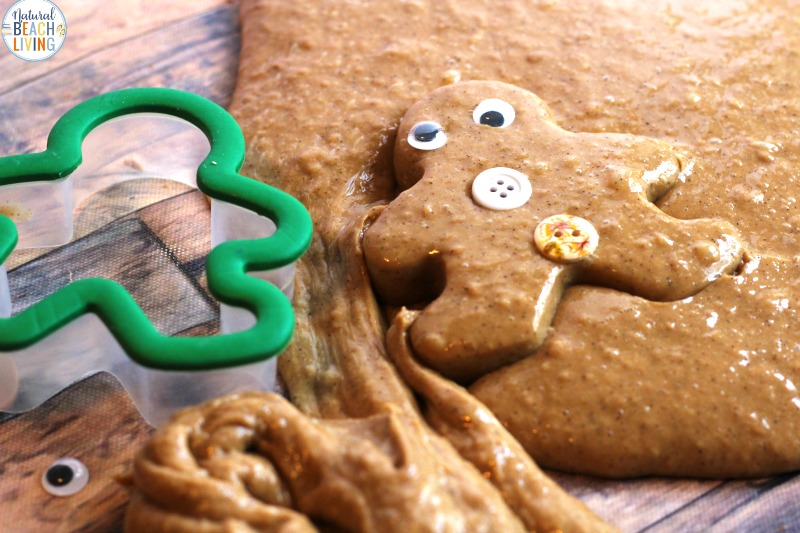 Gingerbread Slime Recipe with Contact Solution, Little hands love the wonderful oozing fluffy slime and the delicious smell of this Gingerbread Slime, Gingerbread Slime with Contact Solution is a perfect Christmas Slime, Best Slime Recipes.