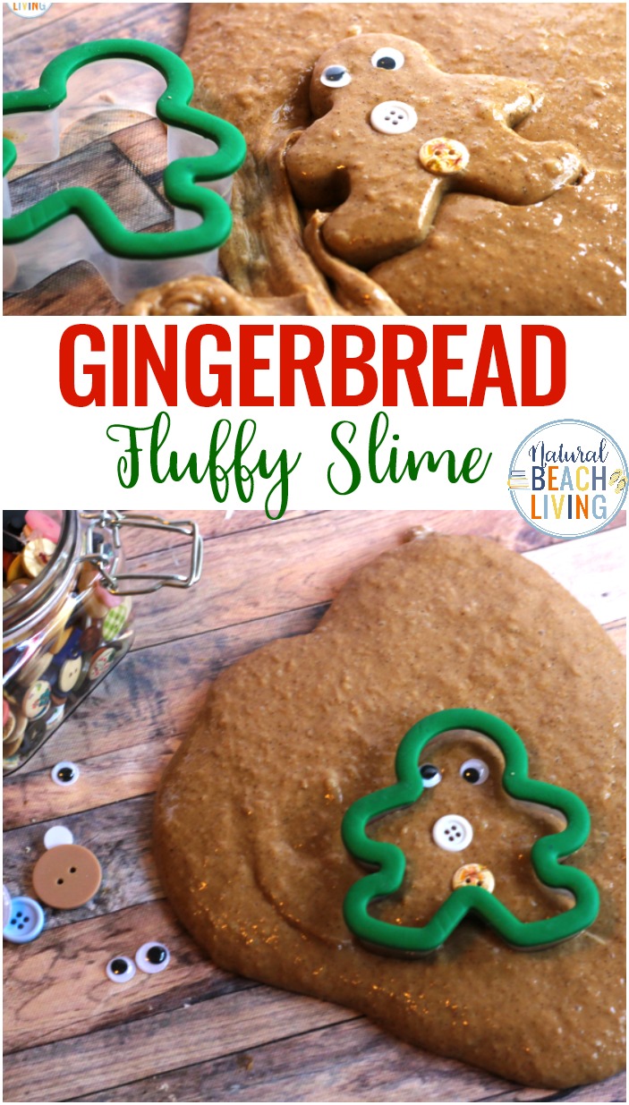 Gingerbread Slime Recipe with Contact Solution
