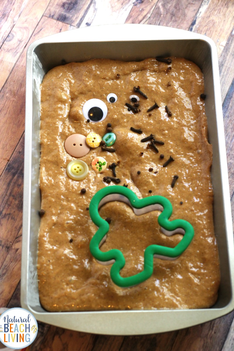 Gingerbread Slime Recipe with Contact Solution, Little hands love the wonderful oozing fluffy slime and the delicious smell of this Gingerbread Slime, Gingerbread Slime with Contact Solution is a perfect Christmas Slime, Best Slime Recipes.