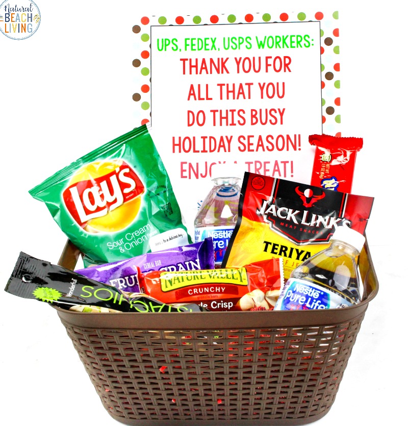 Random Acts of Kindness Christmas Thank You Basket, Share the holiday spirit with Random Acts of Kindness, A Random Acts of Kindness Basket is perfect for any time of year, Grab a Free Kindness Printable and use it with these Random Acts of Christmas Kindness ideas