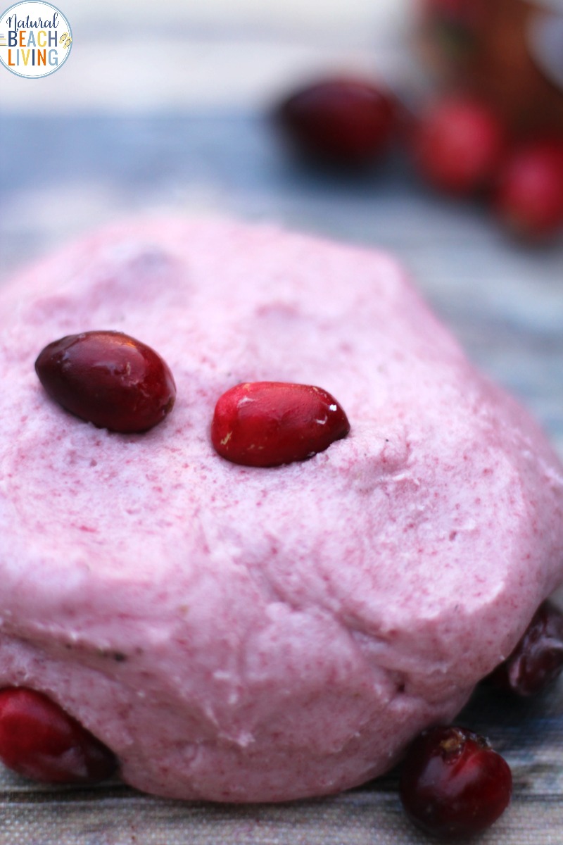Edible Cranberry Fluffy Slime