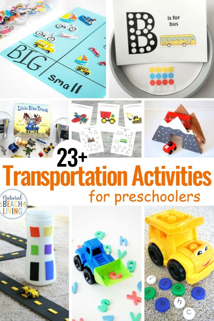 These Preschool Transportation Activities give your children the opportunity for hands-on learning activities. Transportation Theme Preschool Activities, Transportation Activities for Preschool, Driving cars and trucks down ramps, flying airplanes, and even building boats can be a part of their preschool transportation theme. 
