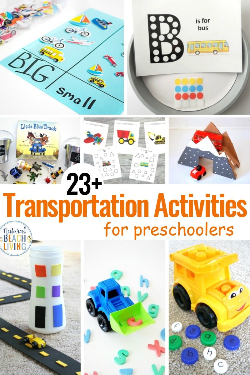 23+ Preschool Transportation Activities Kids Love