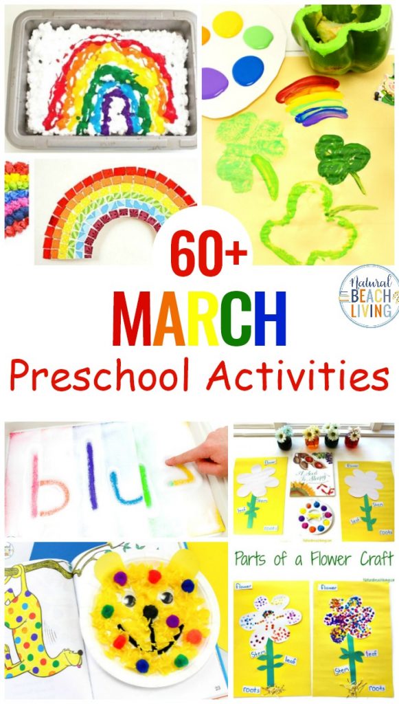 March Preschool Themes is full of hands-on learning activities for the beginning of spring. You’ll find St. Patrick's Day activities, plant and flower ideas, sensory play, rainbow crafts, Dr. Seuss activities, Preschool Science, and more. Weekly Preschool Themes and Preschool Activities for the whole year