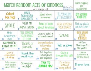 12+ Random Acts of Kindness Calendar for the Whole Year - Natural Beach ...