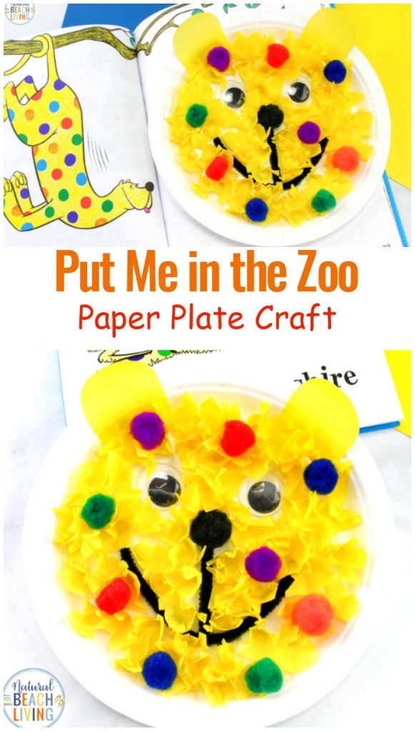  Everyone will enjoy this Put Me in The Zoo Craft, if you celebrate Read Across America, a Dr. Seuss Birthday Party or your preschoolers love Dr. Seuss books I suggest adding this easy Dr. Seuss paper plate craft. Your kids will love it! Put Me in the Zoo Reading Activities