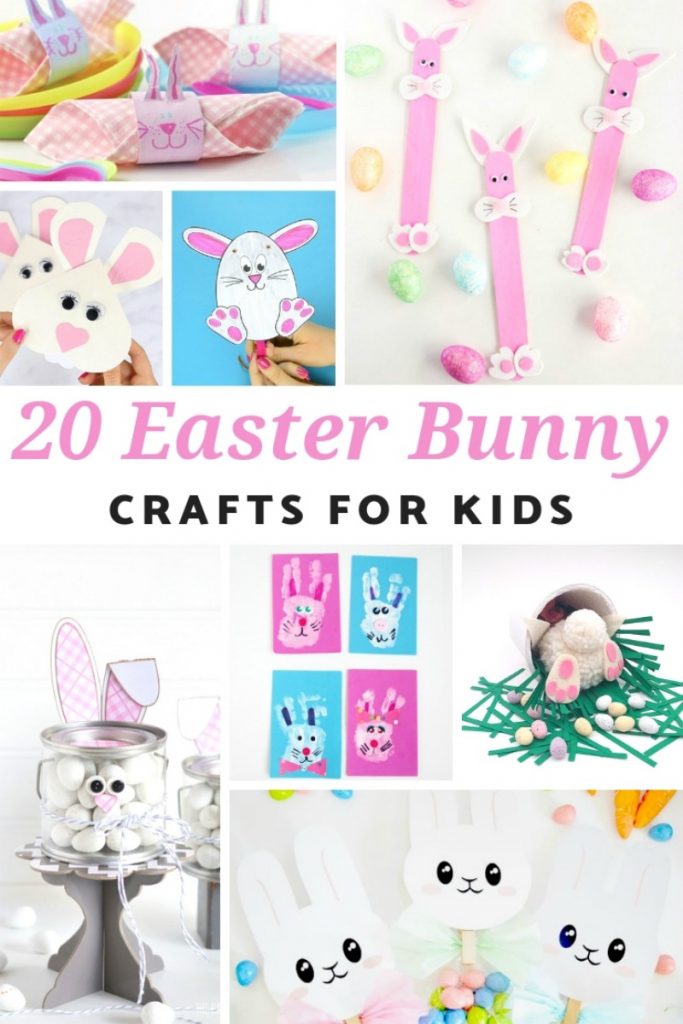 Easter Bunny Crafts for Kids, Here you’ll find a variety of Easter Crafts for Kids. Ideas like Easter bunny handprints to paper plate bunny masks. These Easter bunny crafts are perfect for preschoolers and kindergarten, Easy Easter Crafts for Preschoolers