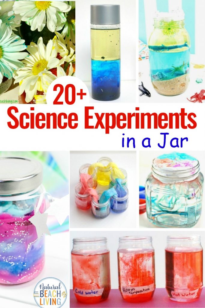 Science Experiments in a Jar are the Best! These Preschool Science Activities and Science Projects are Easy and Mostly Mess free, Grab a few mason jars and get ready to excite your kids with these fun Science Activities and Science Experiments for Kids 