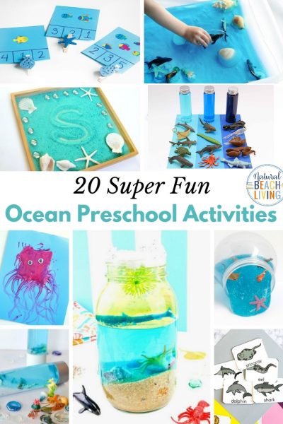 Ocean Preschool Activities for a Preschool Ocean Theme - Natural Beach