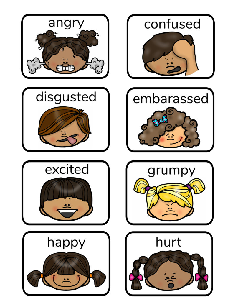 Free Printable Emotion Faces and Activities - Natural ...