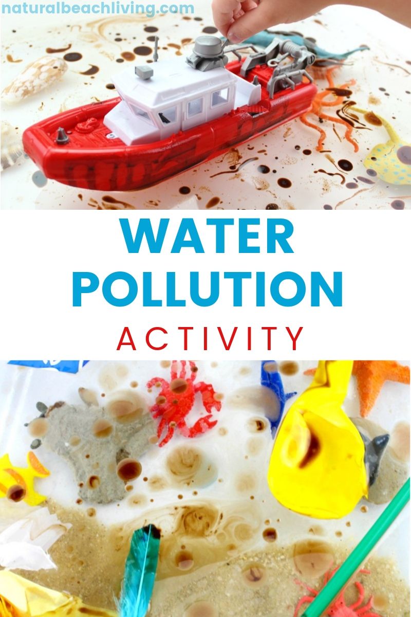 Water Pollution Activities for Kids –  Activities on Pollution Ocean Sensory Bin