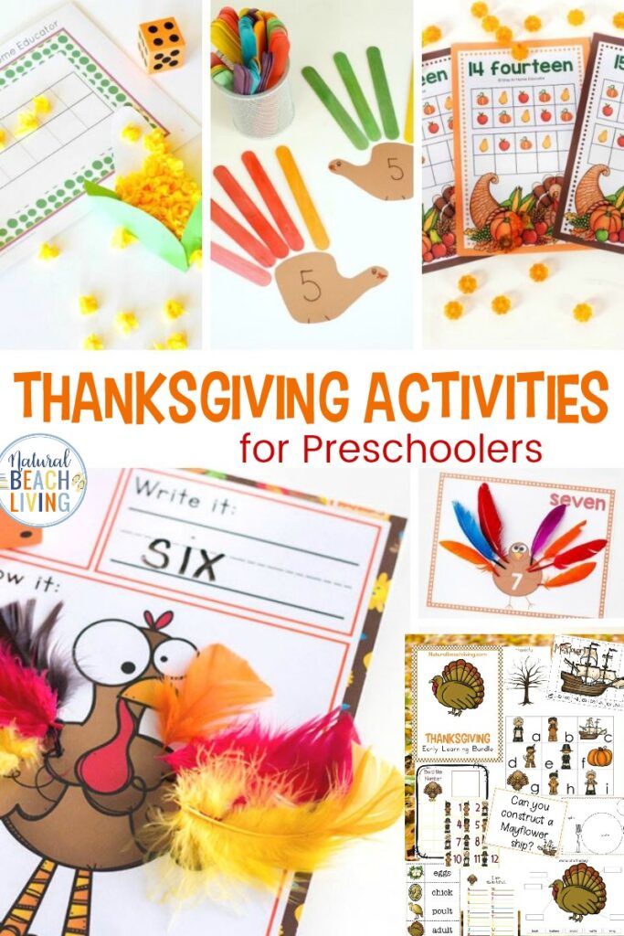 These Thanksgiving activities for preschoolers are so much fun. All are simple and easy to use plus Thanksgiving Learning Activities are a great way to get more fun learning in during the holiday season. If you're looking for the best preschool activities for Thanksgiving these are the ones for you!