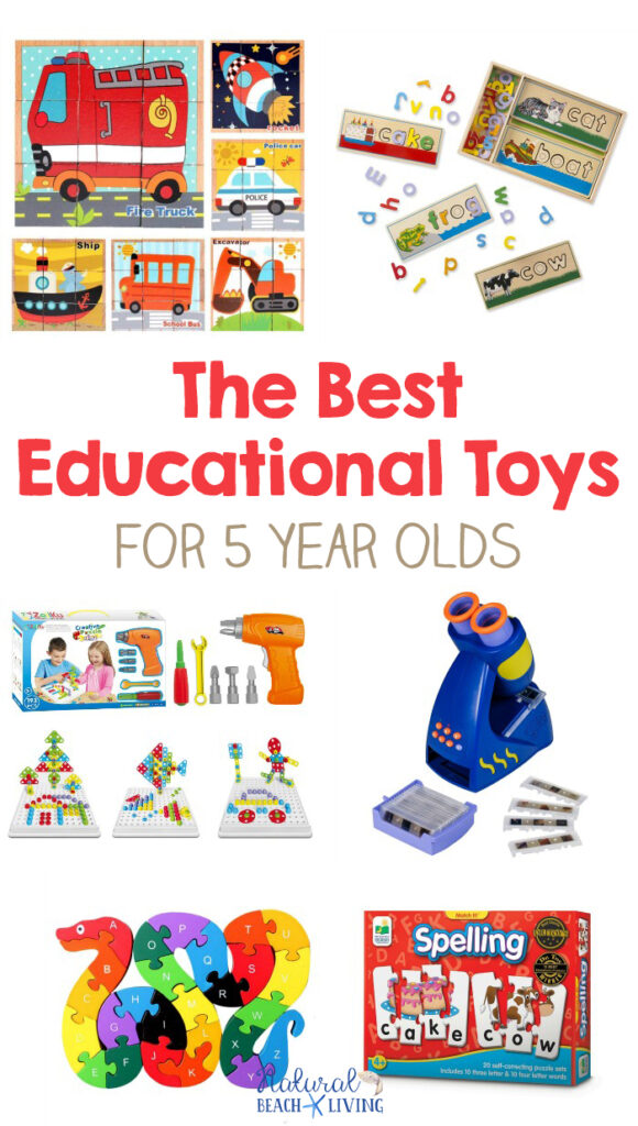 30+ best Educational Toys for 5 year olds! They focus on many different skills and activities, Give the gift of learning, combined with fun, and watch how they'll love to explore and continue to feed their minds with these educational toys, Montessori Toys, STEM Toys, Art Supplies and so much more. 