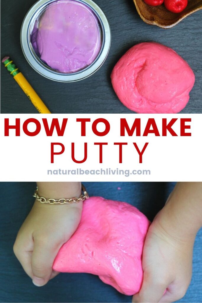 The Best Therapy Putty Recipe You'll Ever Make, This Stress Putty is the perfect DIY Therapy Putty or Silly Putty Recipe for Kids and Adults, Make this Homemade Stress Putty in under 5 minutes and it will last for weeks, Therapy Dough, Sensory Play