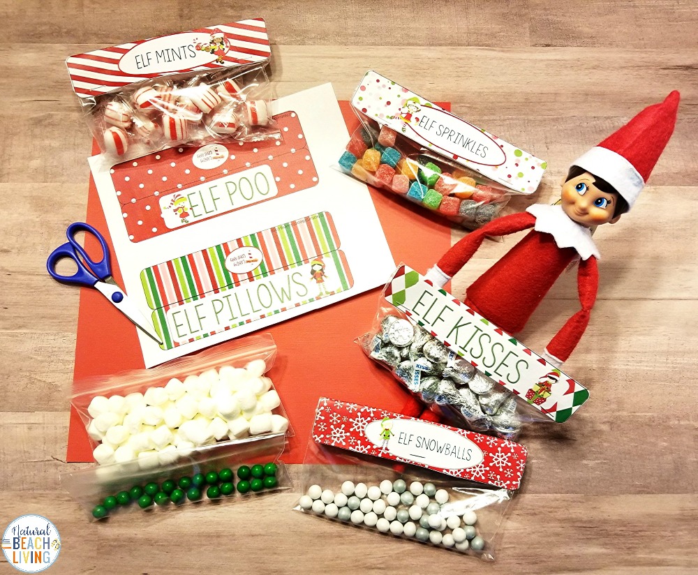 Elf On The Shelf Goodie Bag Ideas With Free Printables