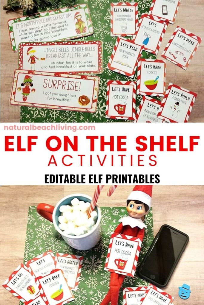 Check out these Elf on the Shelf Printable activities that your child is certain to love! This holiday season, have fun with these Kindness Elf Ideas and enjoy free Elf Printables and Elf on the Shelf Ideas for Toddlers and Preschoolers, Elf on the Shelf Activity Cards for kids. Find The Best Elf on the Shelf Ideas Here