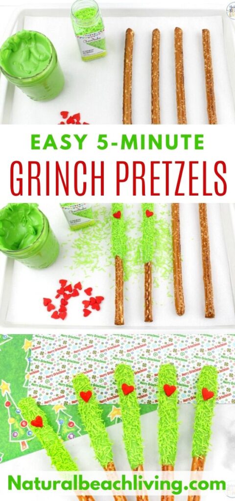 Grinch Chocolate Covered Pretzels for The Best Grinch Food - Natural ...