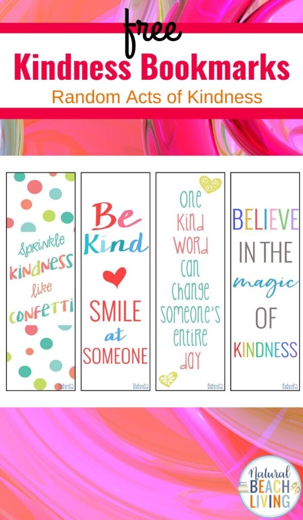 These Kindness Bookmarks are a great way to show kindness in an easy way. Random Acts of Kindness comes in all forms and these free bookmarks prove just that! Free Kindness Bookmarks Printable for Easy Acts of Kindness for Kids. Printing off these kindness bookmarks is such a simple way to spread smiles and happiness to others. 