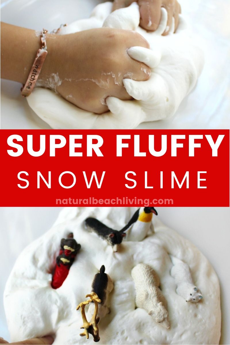 Fluffy Snow Slime Recipe – The Best Snow Slime