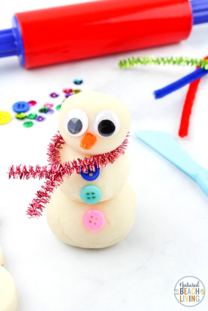 play doh snowman kit diy