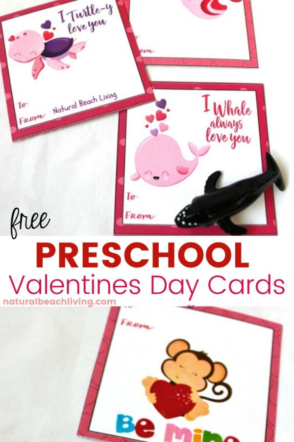 Preschool Valentine's Day Cards - Free Printable Cards Kids Love