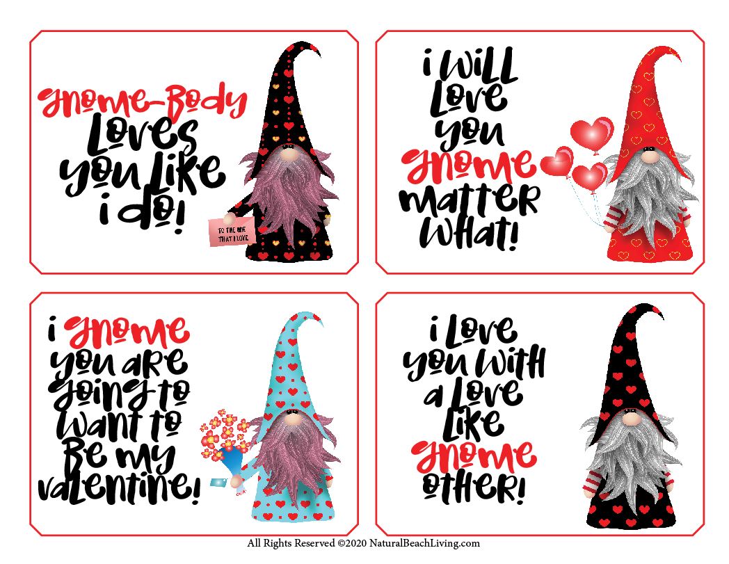 Download Free Gnome Valentine Cards Kids and Adults Love - Natural ...