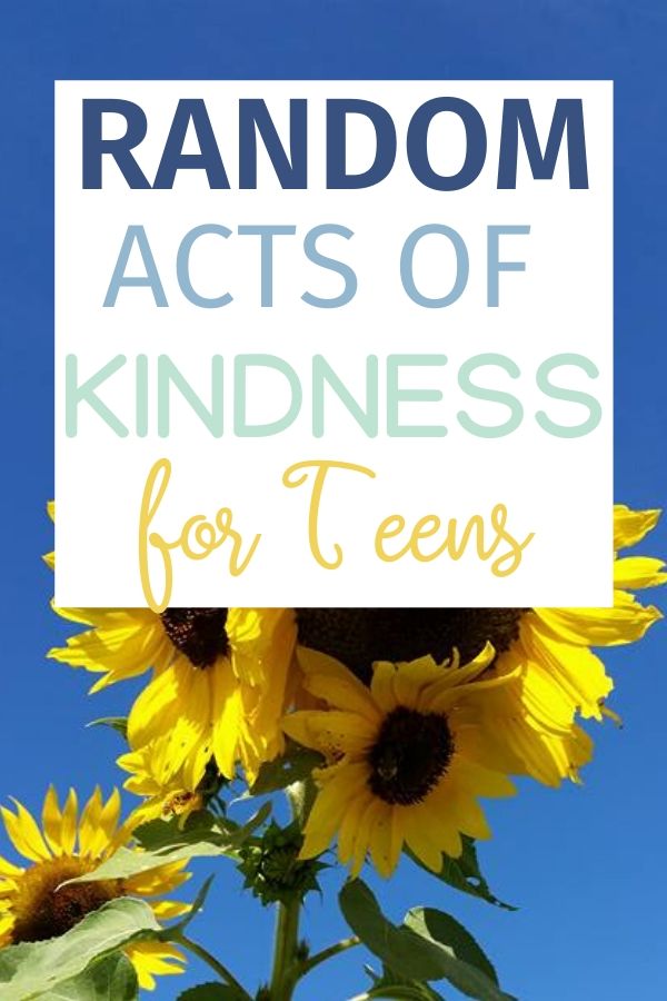 Random Acts of Kindness Ideas for High School Students