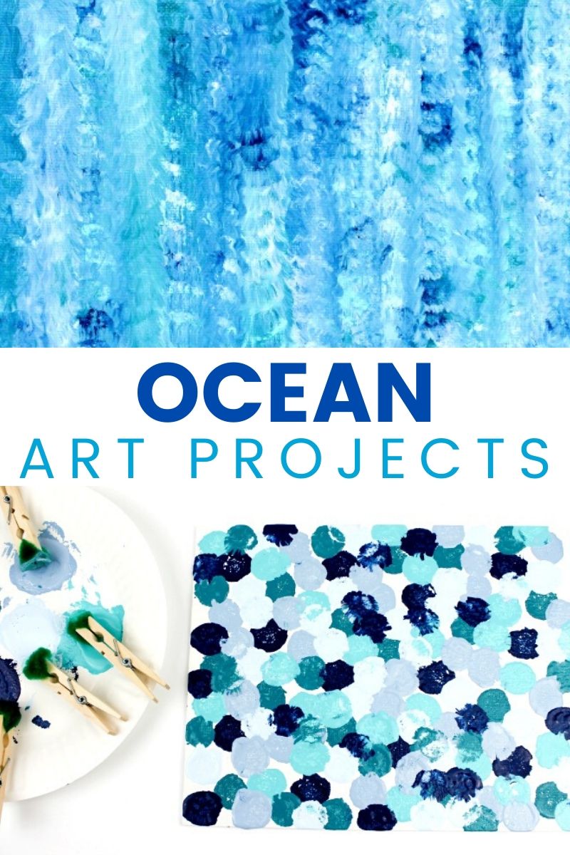 Ocean Art Preschool Activity – Easy Art Project for Kids