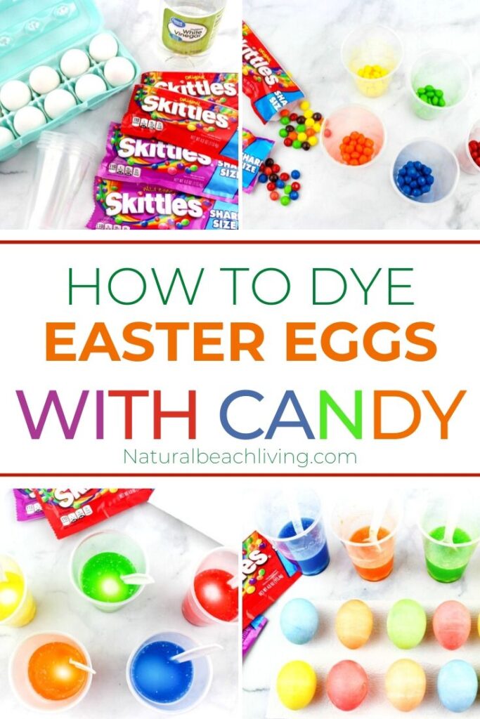 Are you ready to see How to Dye Easter Eggs with Skittles? If so, you're in the right place! This simple Easter Science Experiment will show you exactly how! Candy Science is so fun for kids of all ages. Try this Easy Egg Decorating Ideas with your kids.