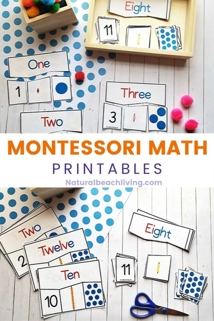 Over 50 Montessori Math at Home, These easy math activities for preschoolers are simple to set up and super engaging for the children. These Montessori math activities for toddlers, preschoolers, and kindergarten are perfect for kids at home or in the classroom. Free Montessori Math Printables included! Find The Best Ideas for preschool math activities at home