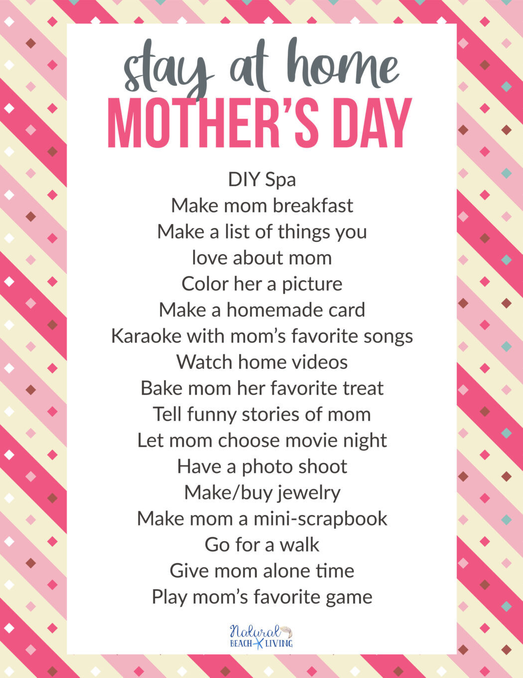 20+ Stay at Home Mother’s Day Ideas