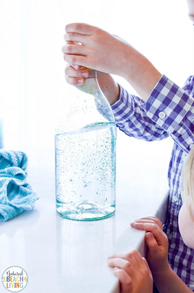 This super cool tornado in a bottle activity is so exciting for preschoolers and kindergarten. Add a Tornado Experiment to your weather preschool theme or weather science unit study for fun and educational hands on learning.