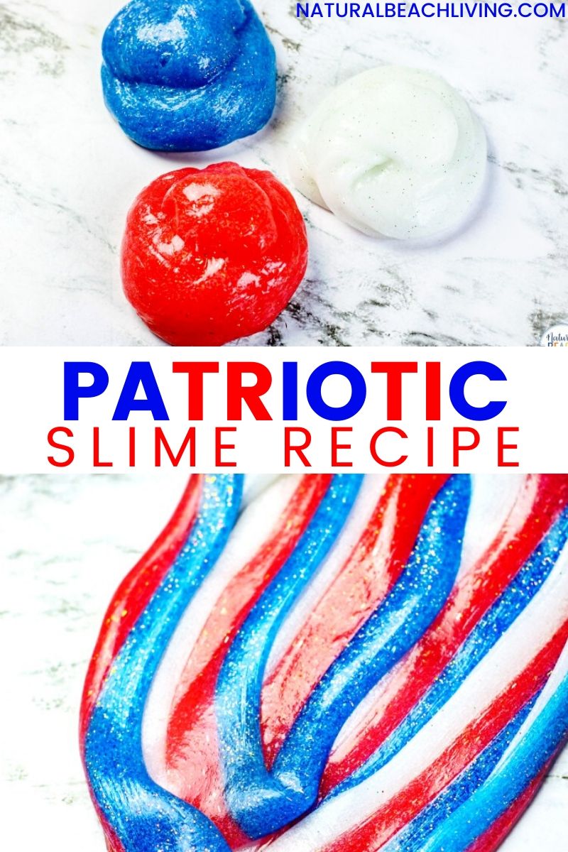 4th of July Slime Recipe for Easy Summer Science Activity