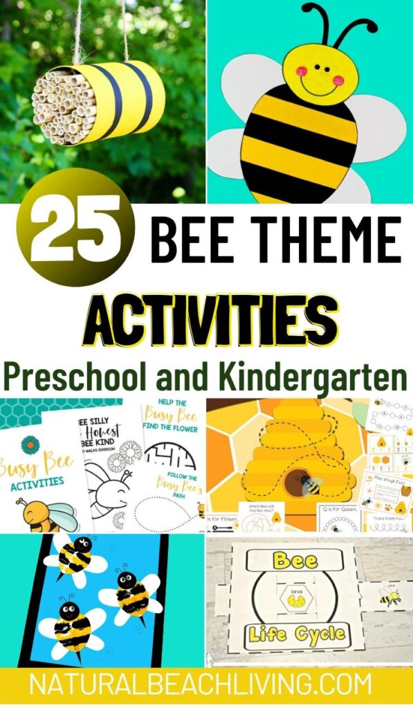 Kids love this Preschool Bee Art Activity! Not only will your kids create the cutest bees ever, but it's a really fun bee art project for kids to enjoy this summer. See how easy this Preschool Bee Craft with a Free Bee Template is for squish painting fun. Add this activity to your insect theme