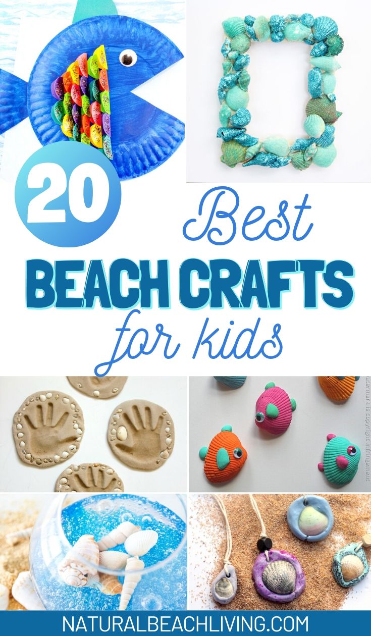 20+ Best Beach Themed Crafts for Kids