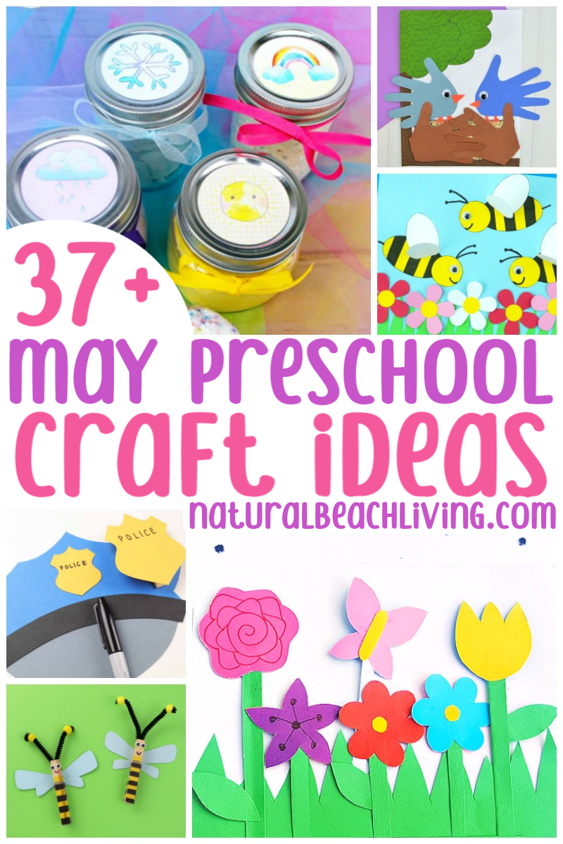 Over 30 Spring Preschool Crafts to give your kids inspiration! Springtime is the perfect time to plan a few craft projects. You'll find bird themed crafts, flower projects, ladybug crafts, rainbow crafts, and so much more. With lots of bright colors and fun spring themes. 